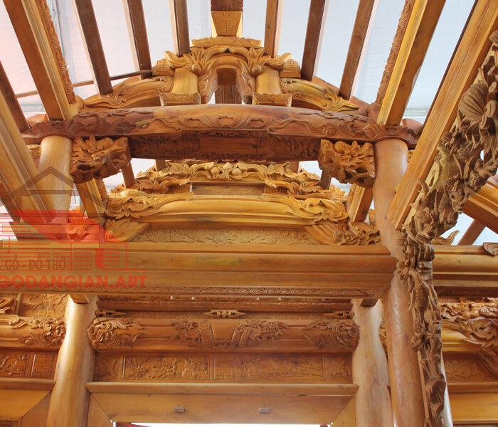 Nhà Gỗ Mít 3 Gian Kẻ Truyền