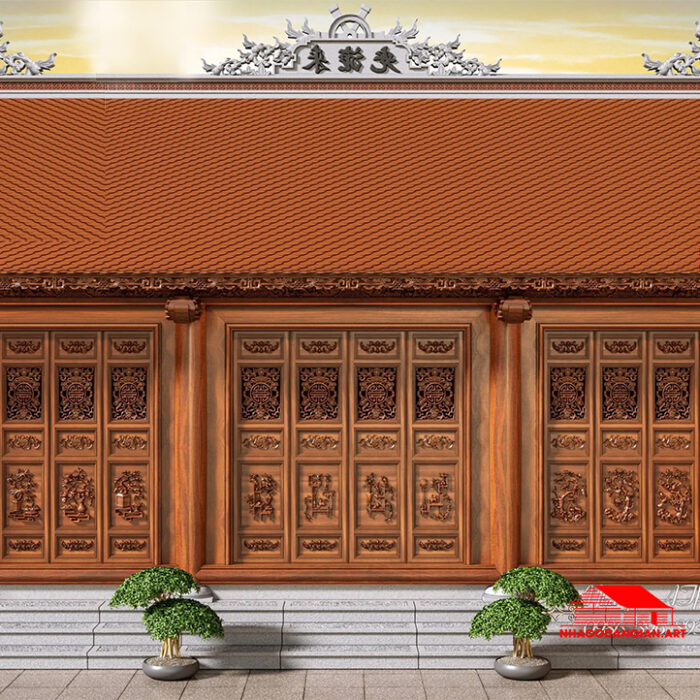 Mẫu Từ Đường Giá 890 triệu Đồng Đẹp nhất Hải Phòng