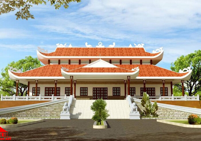 Mẫu Từ Đường Giá 890 triệu Đồng Đẹp nhất Thái Bình